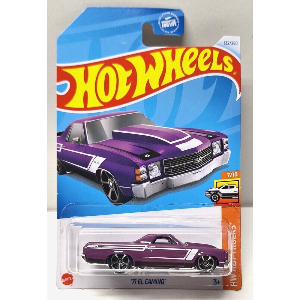 Brand NEW Mattel Hot Wheels HW Hot Trucks '71 El Camino 7/10 Sealed Collectible